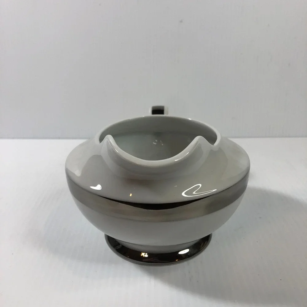 Vtg Ralph Lauren Academy Platinum Gravy Boat Creamer Replacement Designer Preppy